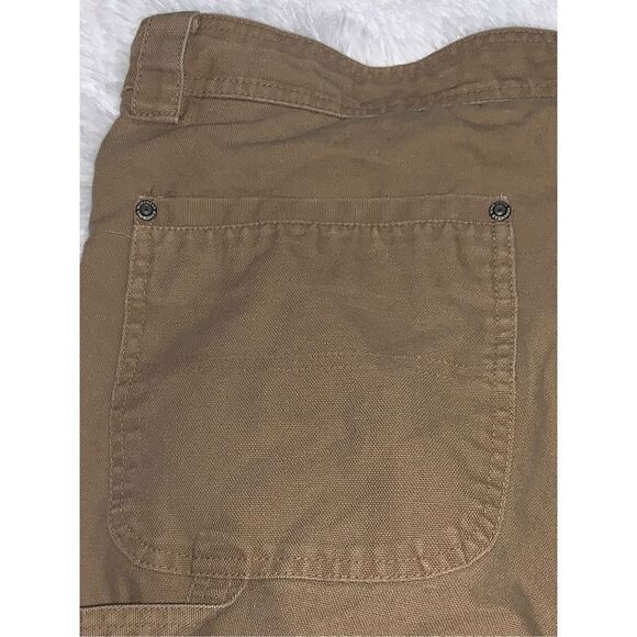 Jesse James Shorts Mens Size 40 Workwear Duck Canvas Utility Flat Front - Picture 10 of 16